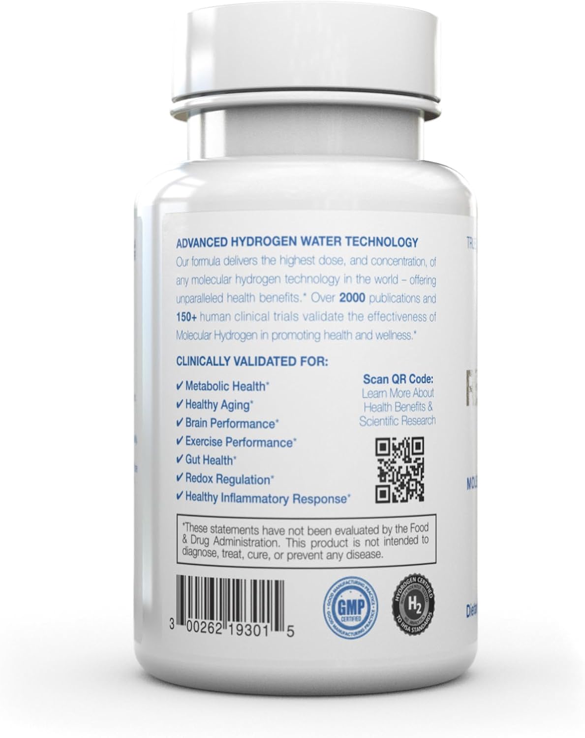 DrinkHRW "Original" (30 Stk.) | Molekulare Wasserstofftabletten | Wasserstoffwasser - Wasserstofftabletten - Wasserstoffwasser