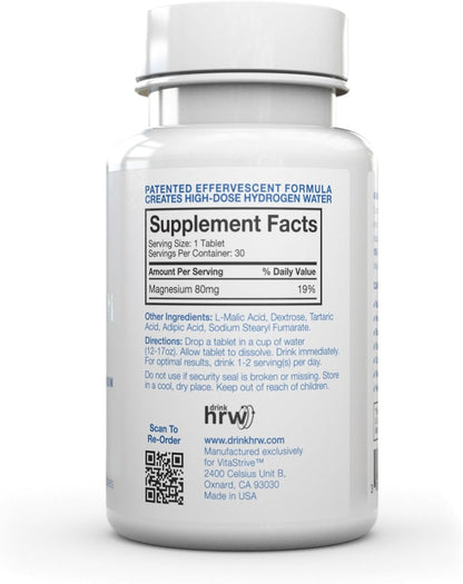 DrinkHRW "Original" (30 Stk.) | Molekulare Wasserstofftabletten | Wasserstoffwasser - Wasserstofftabletten - Wasserstoffwasser